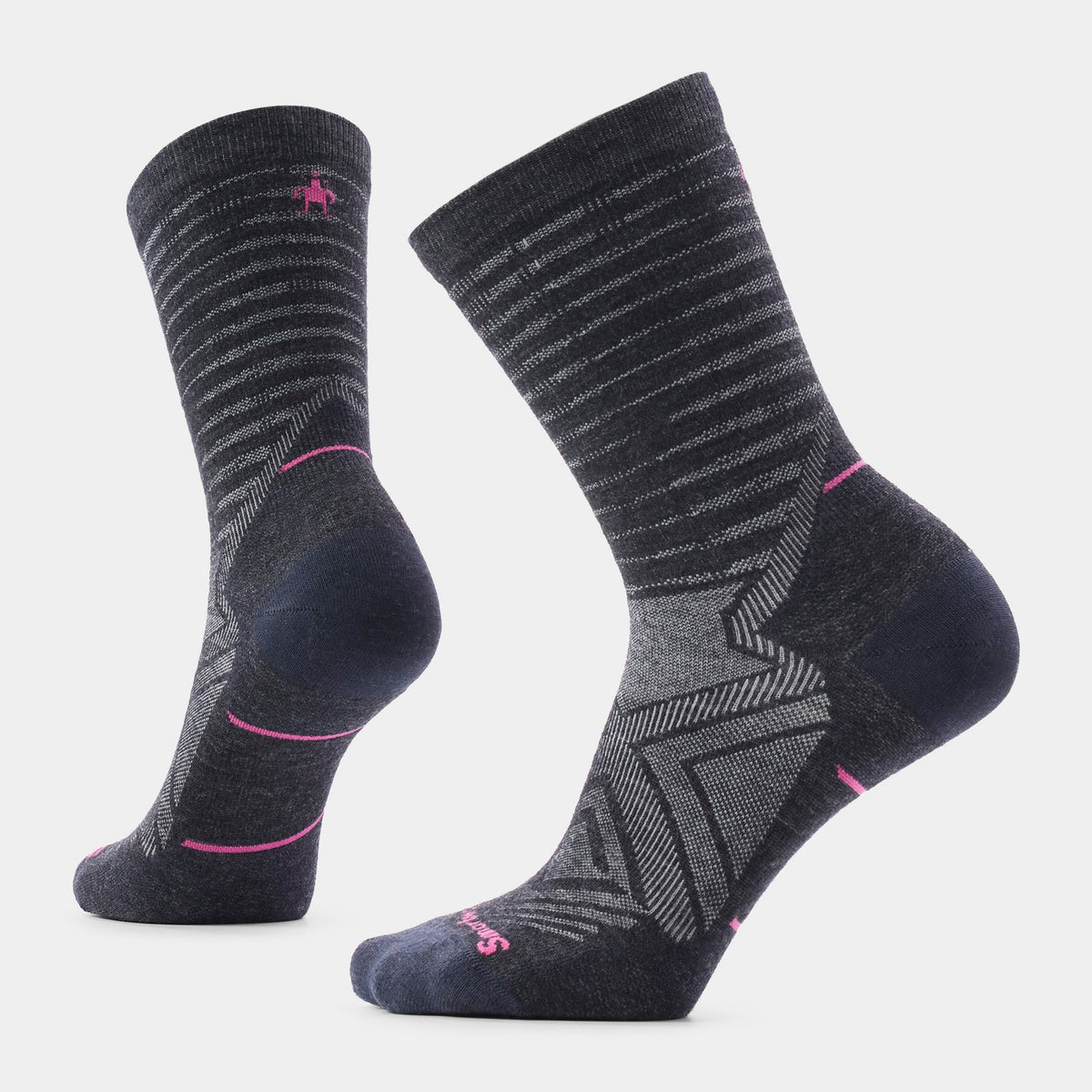 Smartwool Run Pattern Zero Cushion Crew Socks - Women