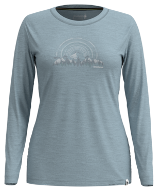 Smartwool Never Summer Mountains Graphic Long Sleeve Tee - Women's