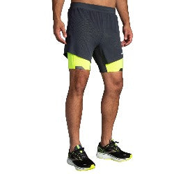 Brooks Run Visible 5" 2-1 Short - Men's