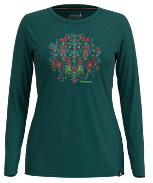 Smartwool Floral Tundra Graphic Long Sleeve Tee - Women's