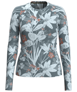 Smartwool Classic Thermal Merino Base Layer Pattern Crew - Women's