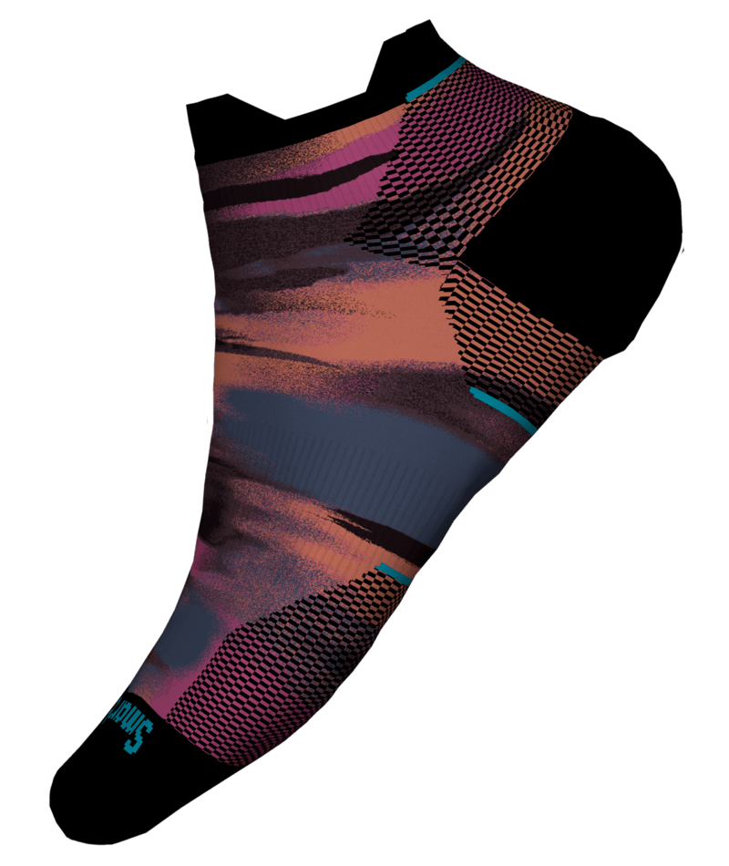 Smartwool Run Targeted Cushion Brushed Print Low Ankle Socks - Women's