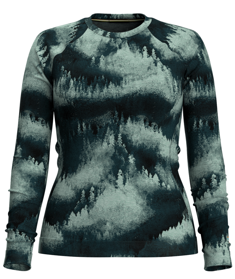 Smartwool Classic Thermal Merino Base Layer Pattern Crew - Women's