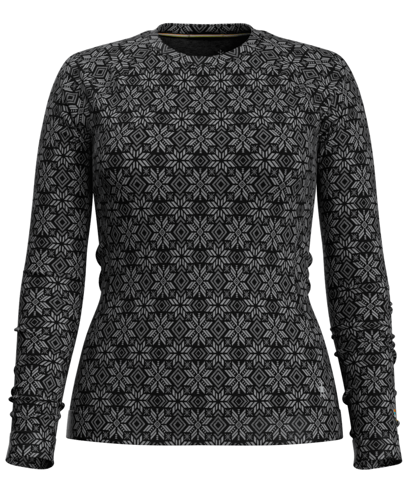 Smartwool Classic Thermal Merino Base Layer Pattern Crew - Women's