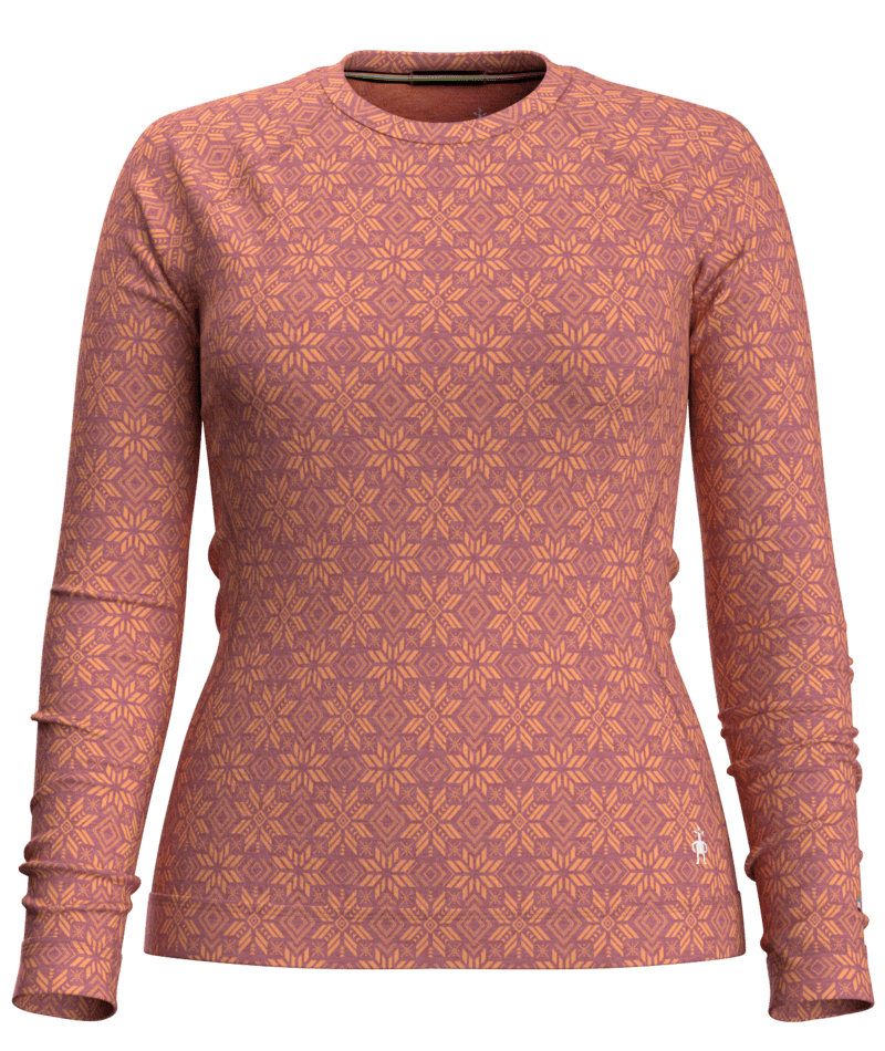 Smartwool Classic Thermal Merino Base Layer Pattern Crew - Women's