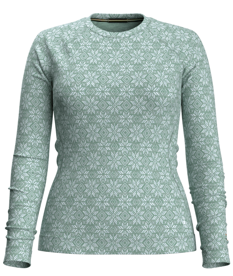 Smartwool Classic Thermal Merino Base Layer Pattern Crew - Women's