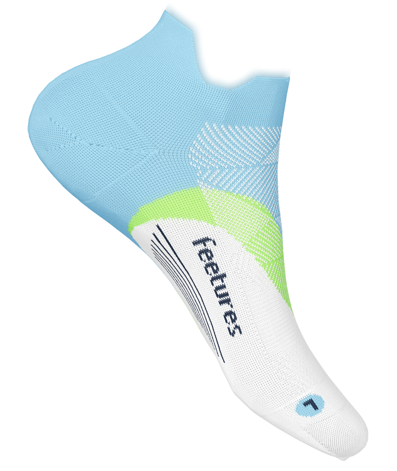 Feetures Elite Light Cushion No Show Tab Socks