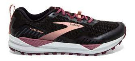 Brooks Cascadia 15 - Black/Ebony/Coral Cloud