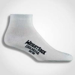 Wrightsock DL Coolmesh II QTR - White