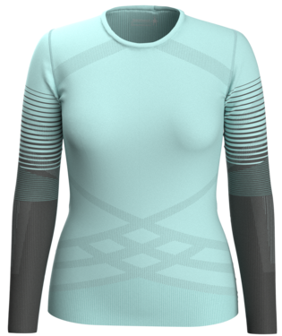 Smartwool Intraknit Thermal Merino Base Layer Pattern Crew - Women's