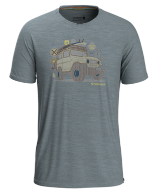Smartwool Merino Sport 150 Overland Adventure Short Sleeve Graphic Tee - Men's
